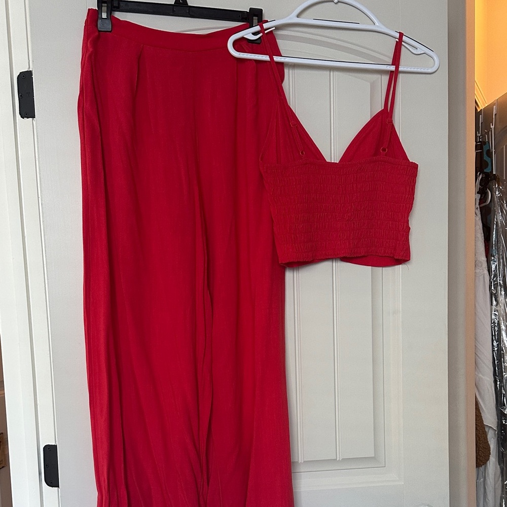 Sienna Sky Red Boot Cut Pants & Top Set - Picture 4 of 6